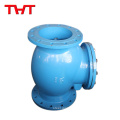 Low pressure simple vertical swing check valve water line